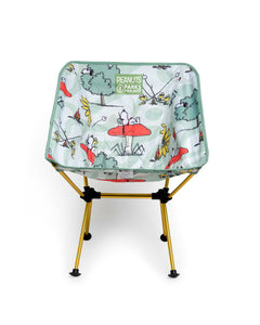 discover our peanuts-themed packable camp chair | green