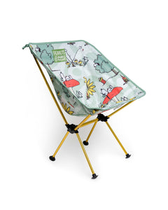 discover our peanuts-themed packable camp chair | green