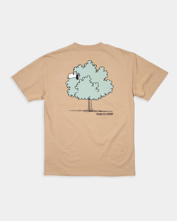 Shop Peanuts Woodstock Pocket Tee Inspired by National Parks | khaki