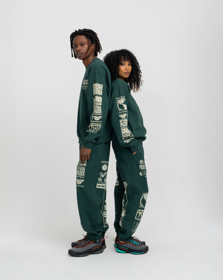 Shop Preserve & Enjoy Jogger Inspired by our National Parks | dark-green