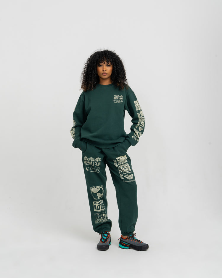 Shop Preserve & Enjoy Jogger Inspired by our National Parks | dark-green