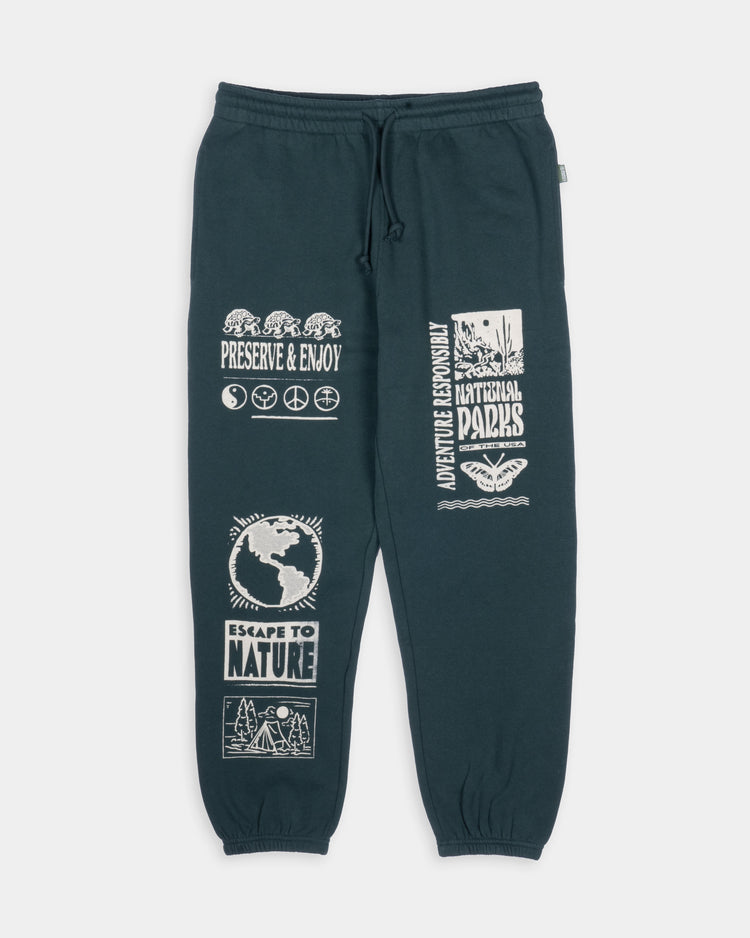 Shop Preserve & Enjoy Jogger Inspired by our National Parks | dark-green