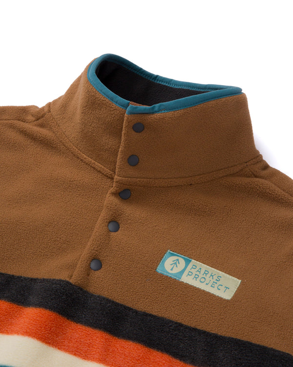 Retro Hiker Trail Fleece: Made From 100% Recycled Materials | multi-color