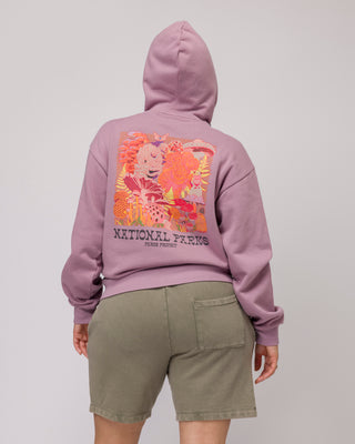 Shop Rooted In Nature Hoodie Inspired by National Parks | mauve-orchid