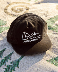 shop stacked rocks hat inspired by national parks | black