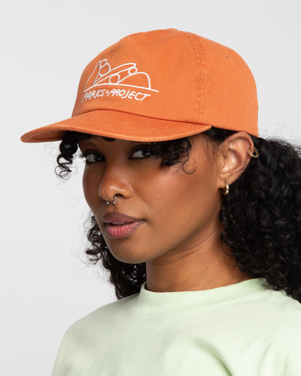 Shop Stacked Rocks Hat Inspired by National Parks | burnt-orange