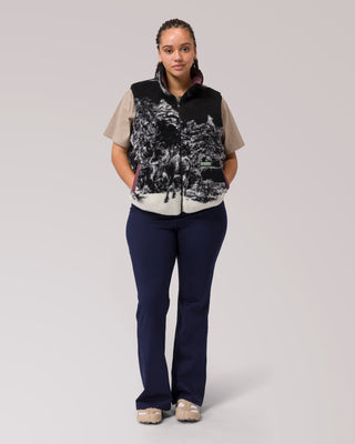 Shop Winter Moose Reversible Vest Inspired by our National Parks | black-berry