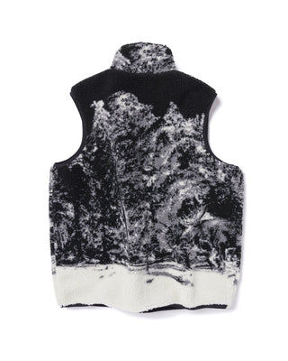 Shop Winter Moose Reversible Vest Inspired by our National Parks | black-berry