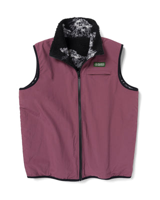 Shop Winter Moose Reversible Vest Inspired by our National Parks | black-berry