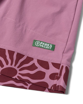 Shop Women's High Desert Wildflowers Trail Short Inspired by Desert Parks | mauve-orchid