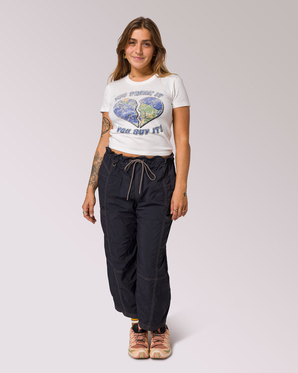 Shop Women's You Break It Mini Tee Inspiring to Restore Public Lands | marshmallow