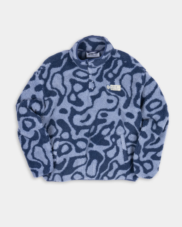 Shop Yellowstone Geysers Trail High Pile Fleece Inspired by Yellowstone National Park | blue-bone