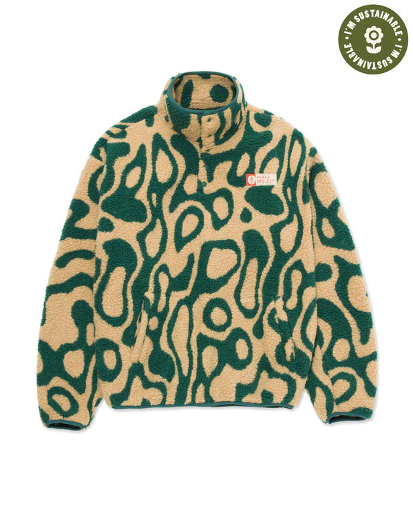 Shop Yellowstone Geysers Trail High Pile Fleece Inspired by Yellowstone National Park | green