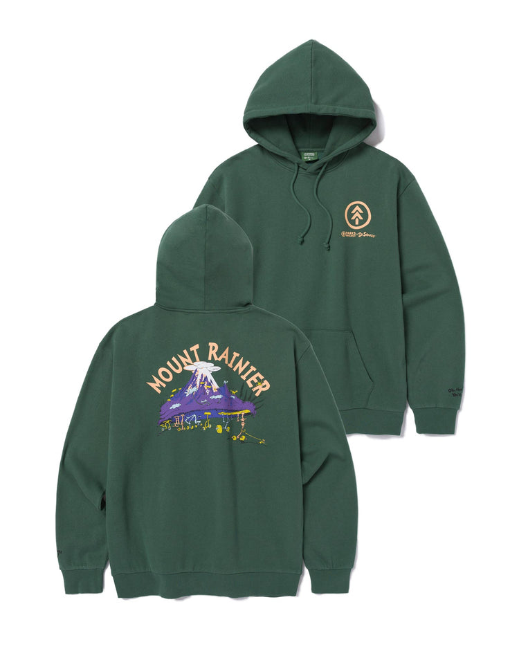 Shop Dr. Seuss x Parks Project Rainier Hoodie Inspired by Parks | dark-green