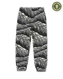 shop acadia waves high pile fleece jogger inspired by acadia national park | black