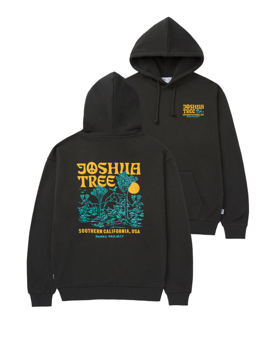 Shop Vintage Black Joshua Tree Puff Print Hoodie | vintage-black