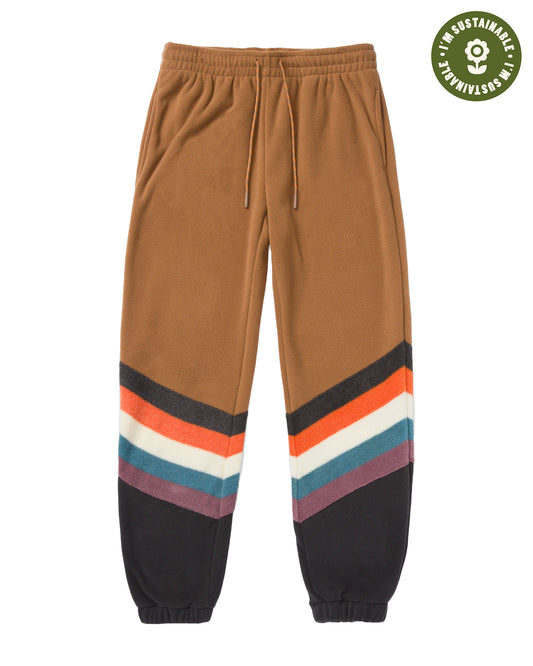 Shop 100% Recycled Retro Hiker Fleece Jogger | multi-color