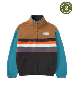 retro hiker trail fleece: made from 100% recycled materials