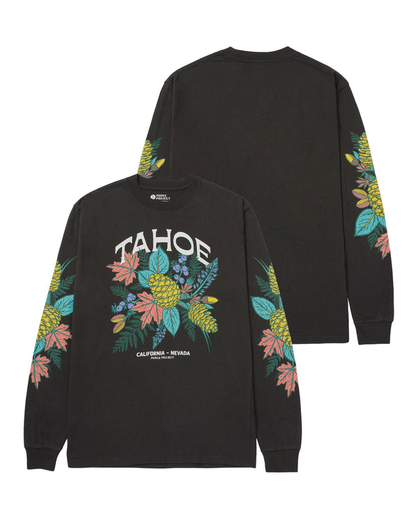 Shop Tahoe Spirit Long Sleeve Tee Inspired by Tahoe | vintage-black