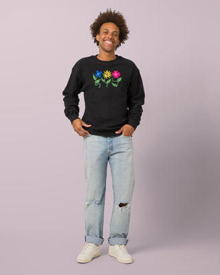 Shop Night Flower Friends Crewneck Inspired by our National Parks | black