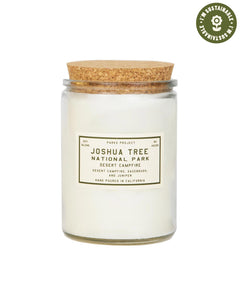 shop joshua tree desert campfire candle inspired by joshua tree np | clear